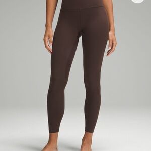 Women's Lululemon Align Brown High-Waisted Leggings size 10